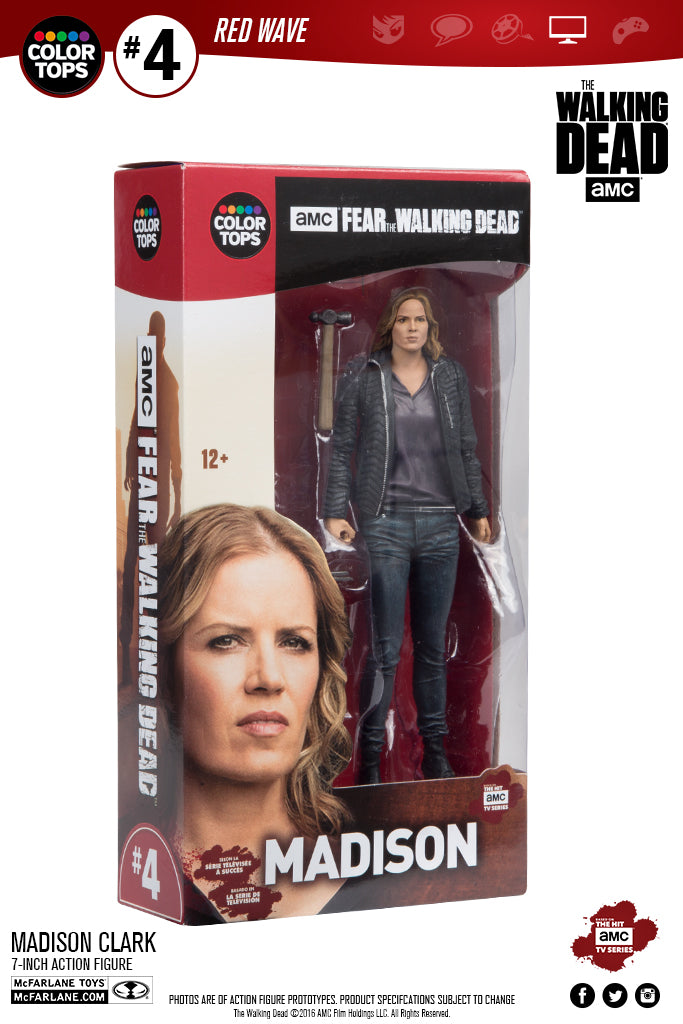 FEAR THE WALKING DEAD MADISON CLARK Color Tops figurine articulee 16.5 cm McFarlane mcf14674 La Marque Zone