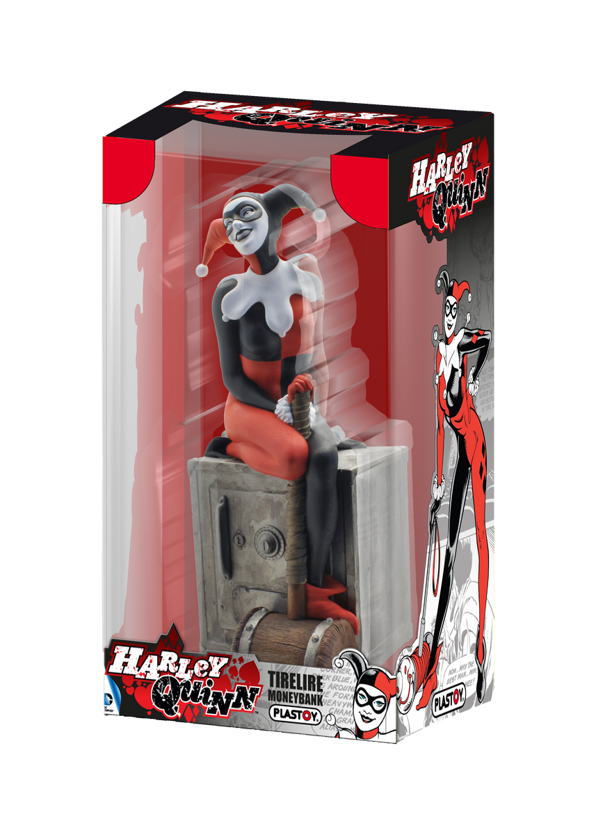 Tirelire Harley Quinn sur un coffre-fort DC Comics Plastoy 80058 – La  Marque Zone