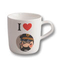 TINTIN: I LOVE HADDOCK - mug porcelaine