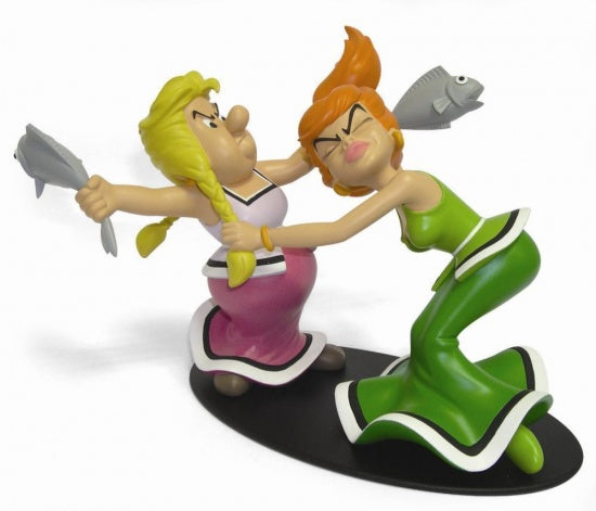 ASTERIX: BONEMINE & LA FEMME D'AGECANONIX - statuettes résine