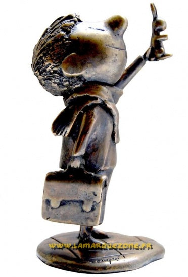 LE PETIT NICOLAS - statuette en bronze 14 cm