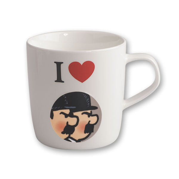 TINTIN: I LOVE "DUPONDT" - mug porcelaine