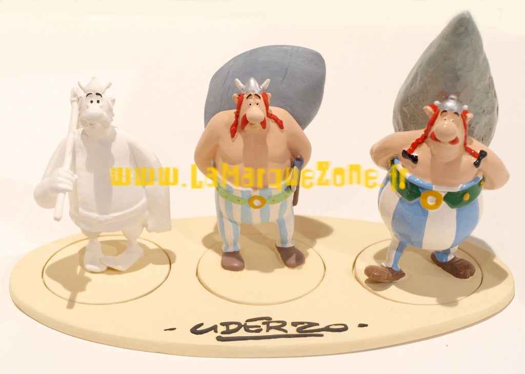 ASTERIX: L'EVOLUTION D'OBELIX - figurines en métal 11.5 cm