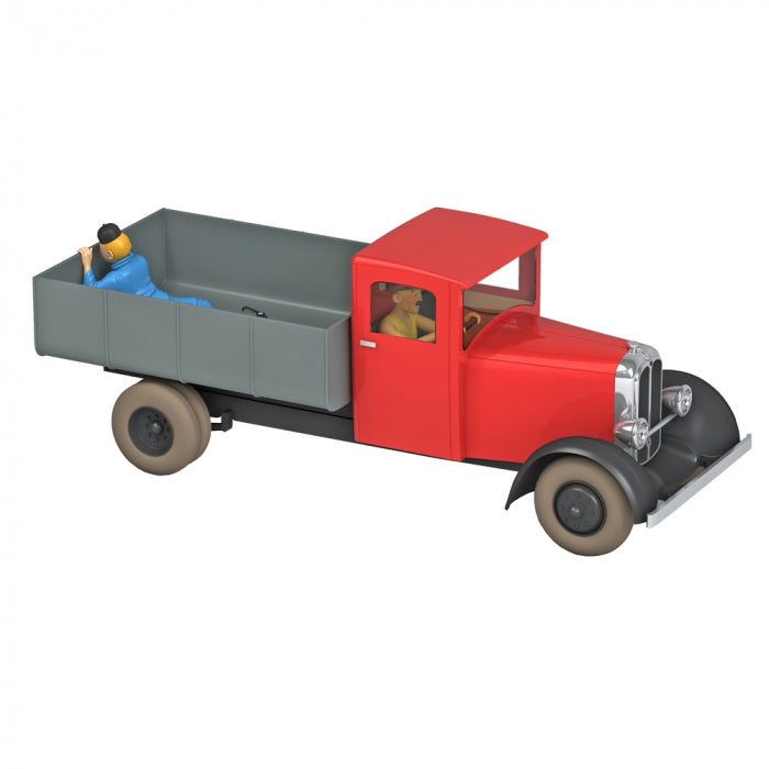 Les voitures de Tintin 1/24 N°49, le camion rouge "Le Lotus Bleu" Moulinsart 2022 (29949)