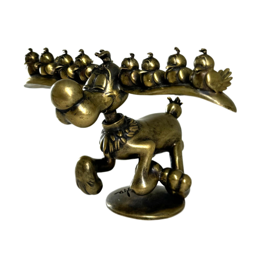 Figurine Pixi Atelier Bronze Boule & Bill, Bill et les mésanges, 65 ans 2024 (05509)