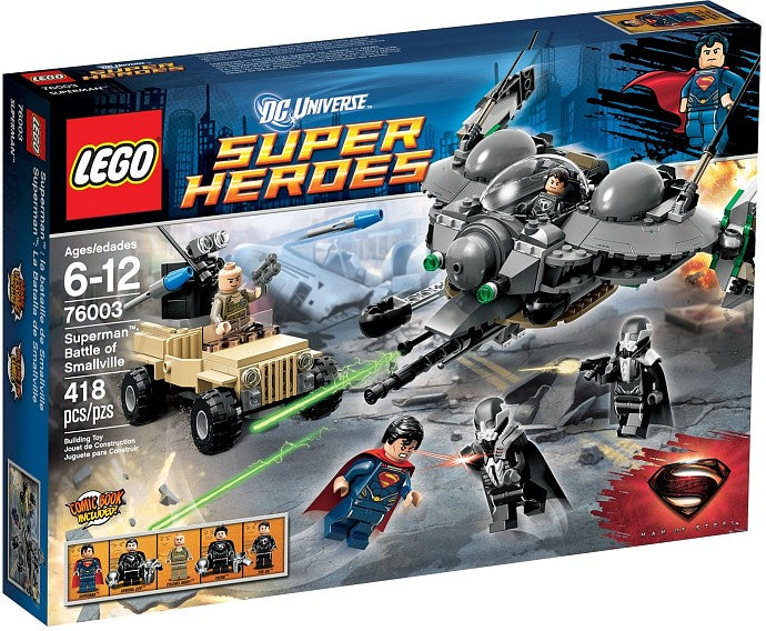 DC UNIVERSE SUPER HEROES, SUPERMAN: LA BATAILLE DE SMALLVILLE, LEGO® 76003 - jeu de construction