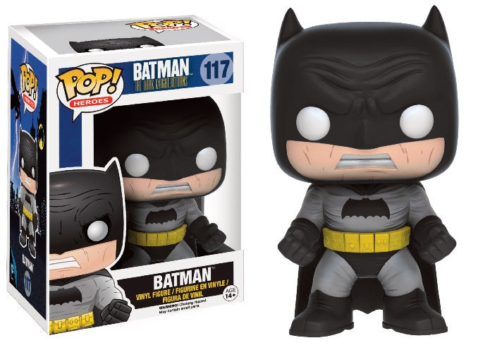 BATMAN, THE DARK KNIGHT RETURNS: BATMAN, POP! HEROES #117 - figurine vinyl 10 cm
