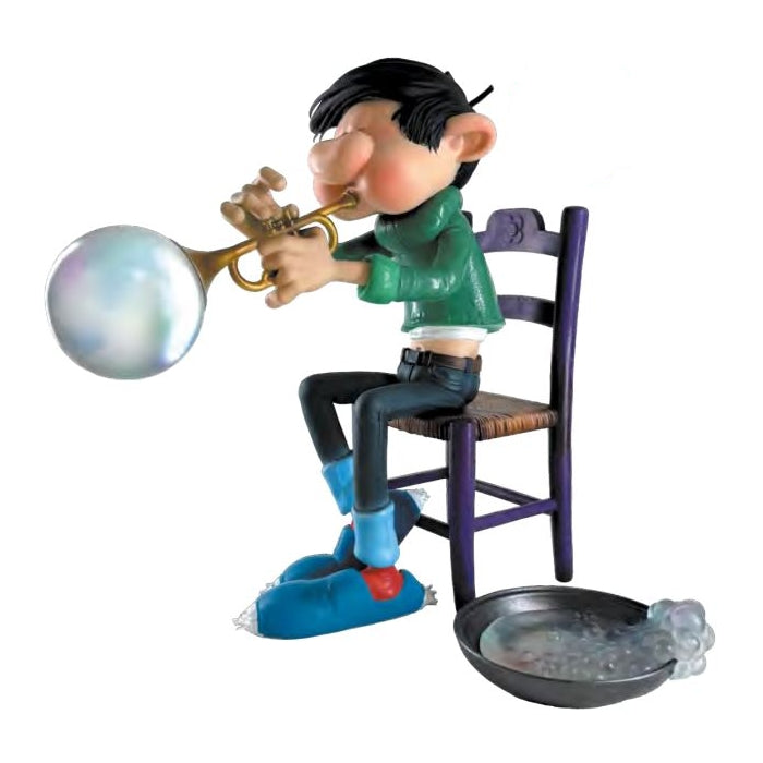 Figurine de collection Les Inventions de Gaston Lagaffe, Trompette à savon (Franquin) Collectoys 2025 (000327)