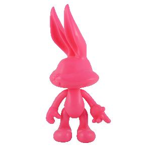 LOONEY TOONS: BUGS BUNNY, ARTOYS "MONOCHROME ROSE" - figurine vinyl articulée 30 cm