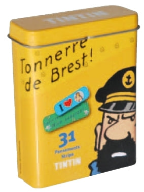 TINTIN: PANSEMENTS "BOITE JAUNE" - boîte de 31 pansements stériles