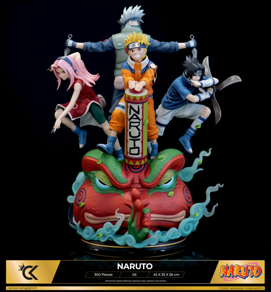 Resin Statue Naruto Team 7 1/6 Cartoon Kingdom 2024