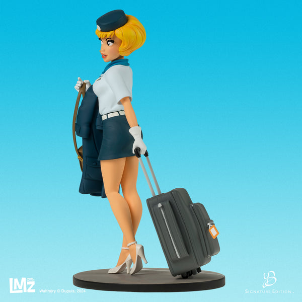 Statuette de collection Natacha avec sa valise, Signature Edition . Yann Berthonneau LMZ Collectibles 2024