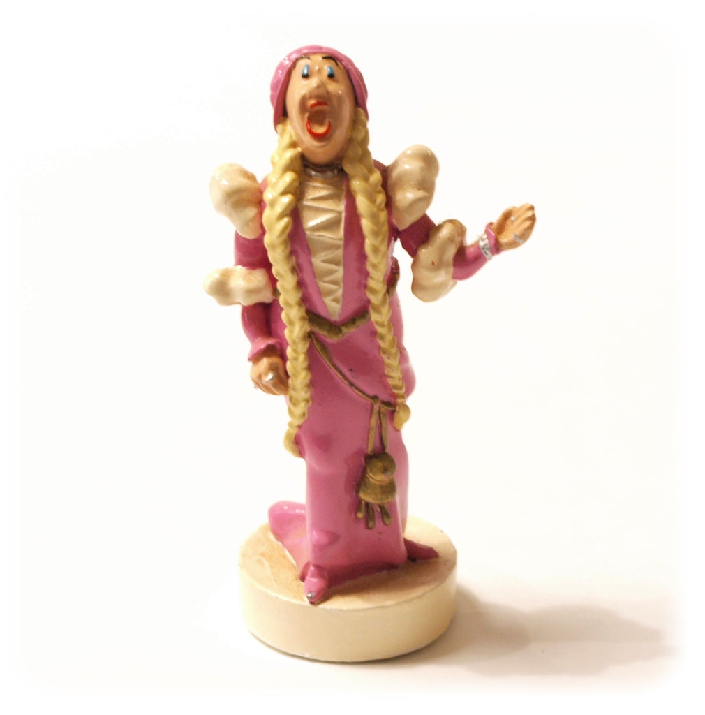 TINTIN: PIECE DU JEU D'ECHECS, BIANCA CASTAFIORE - figurine métal 8 cm (pixi 40530 occasion)