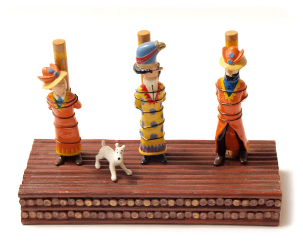 TINTIN: LE BUCHER Pixi 3° collection - figurines métal 11 cm (occasion)