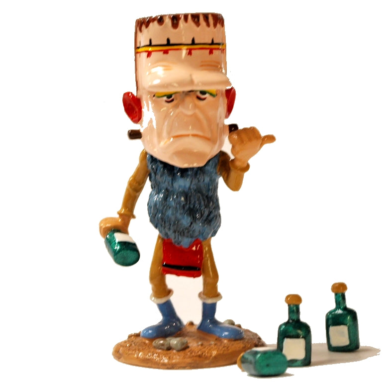 Figurine Pixi Lucky Luke, l'apprenti sorcier au masque de Frankenstein 2007 (05469)
