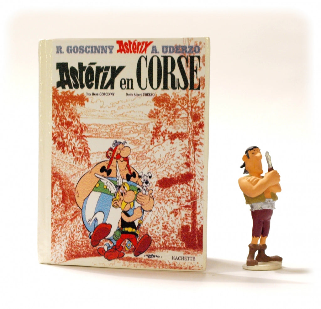 ASTERIX: ASTERIX EN CORSE, COLLECTION "ECHAPPEE BULLES" - figurine métal