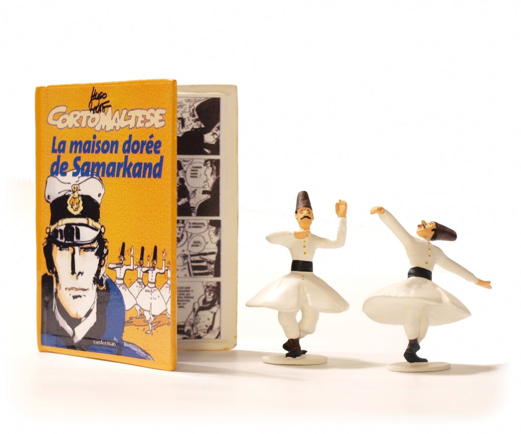 CORTO MALTESE: LA MAISON DOREE DE SAMARKAND, COLLECTION "ECHAPPEE BULLES" - figurine métal