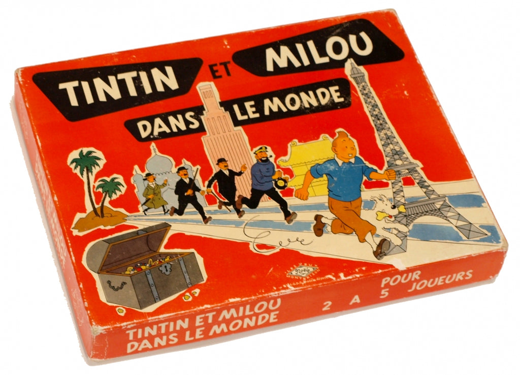 TINTIN - TINTIN ET MILOU DANS LE MONDE - jeu de société (occasion)