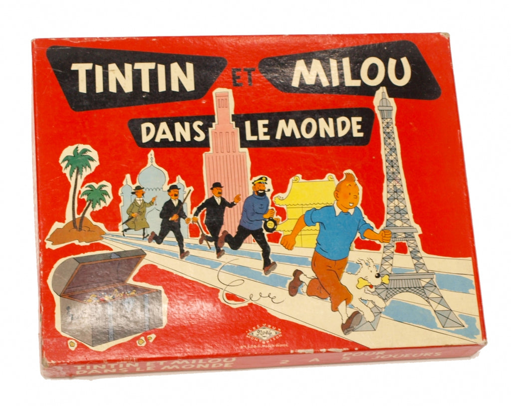 TINTIN - TINTIN ET MILOU DANS LE MONDE - jeu de société (occasion)