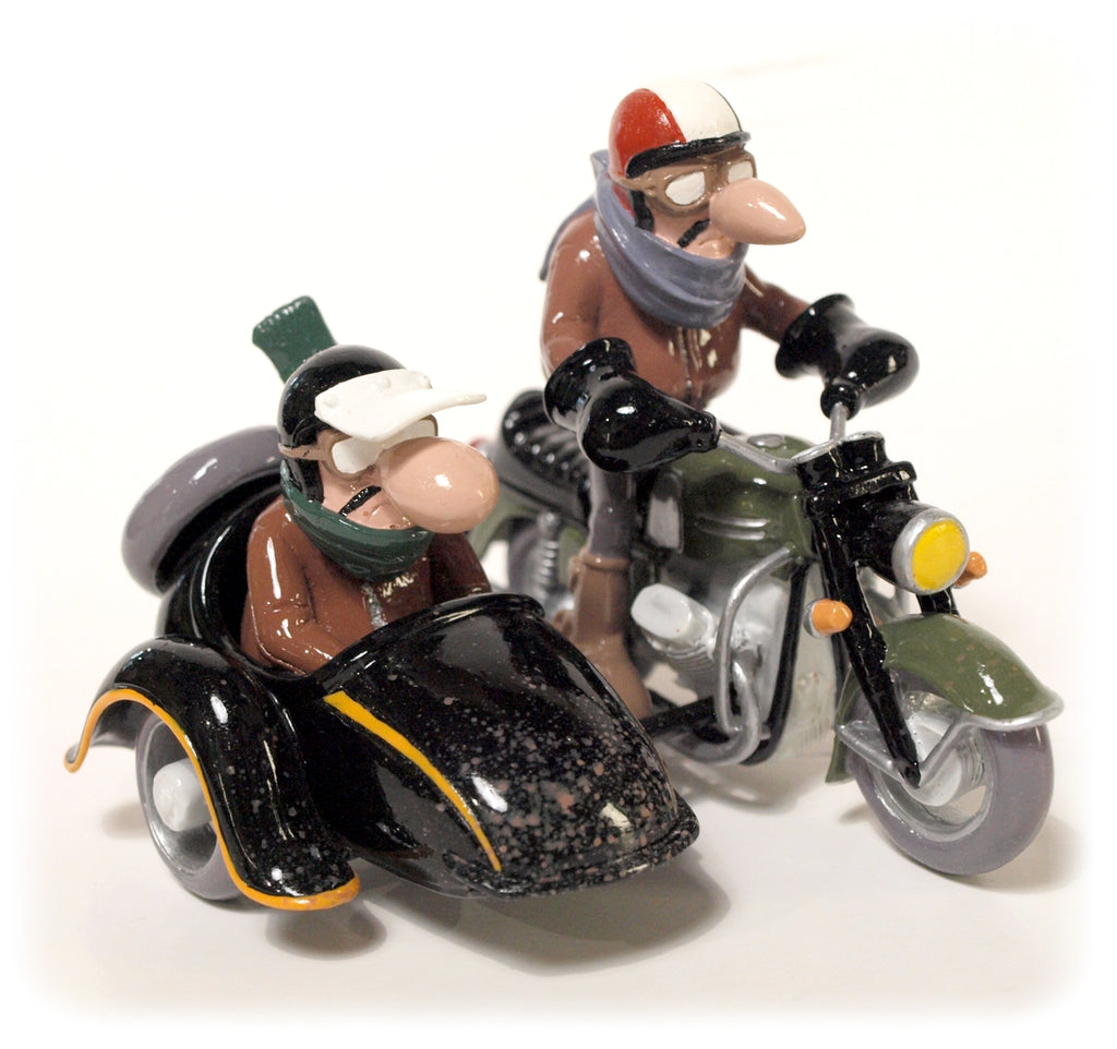 JOE BAR TEAM: SIDE CAR - figurine métal 11 cm