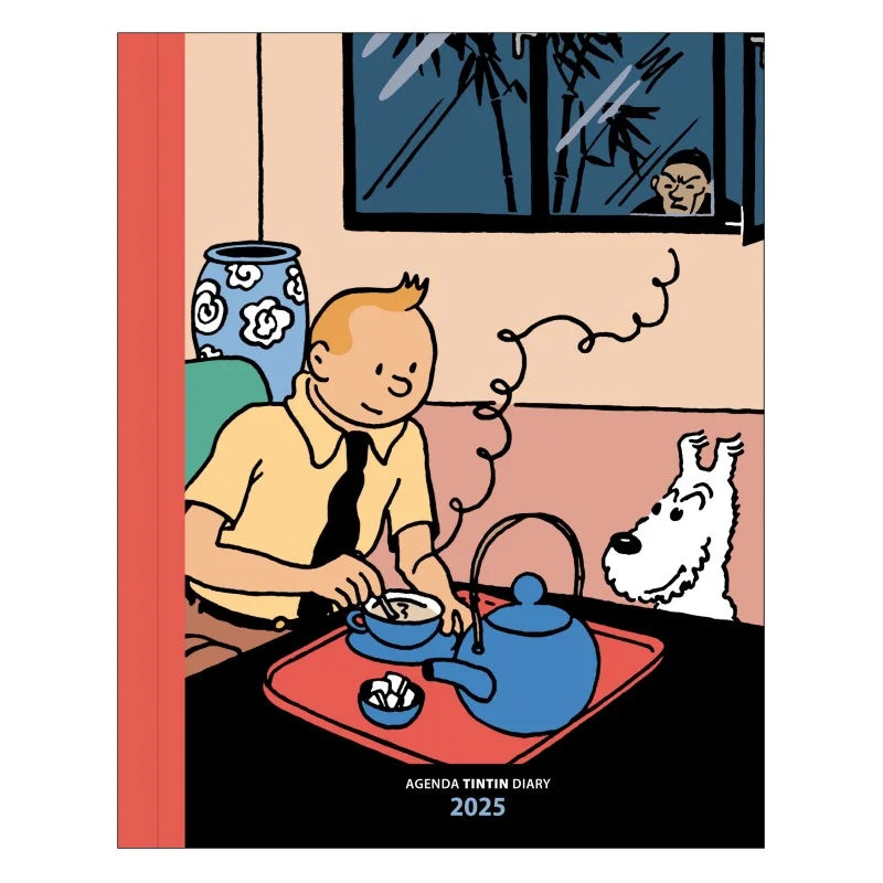 Agenda de bureau Tintin 2025 15.5 x 21 cm Moulinsart (24489)