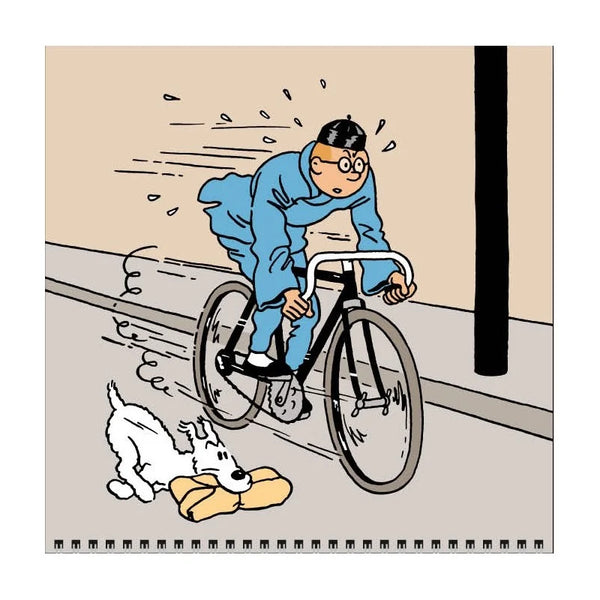 Grand calendrier Tintin 2025 30 x 30 cm Moulinsart (24487)