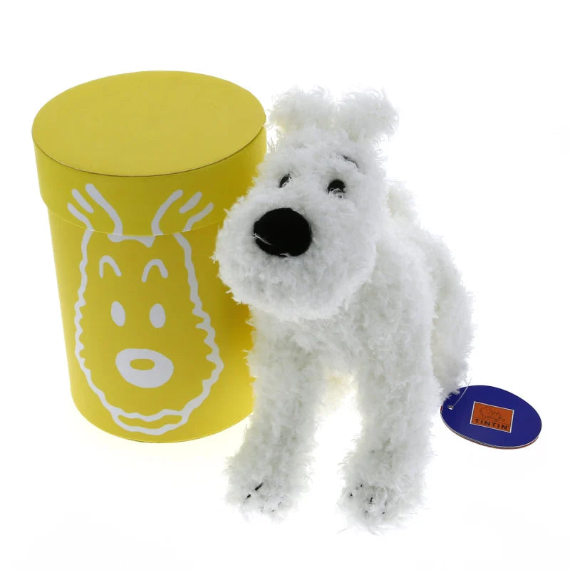 Peluche Milou 20 cm boite jaune Tintinimaginatio (35137)