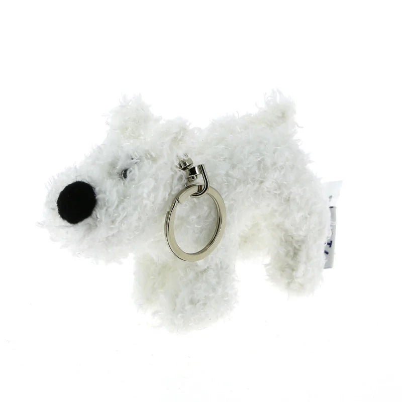 Porte-clés Peluche Milou 8 cm Tintinimaginatio (35138)