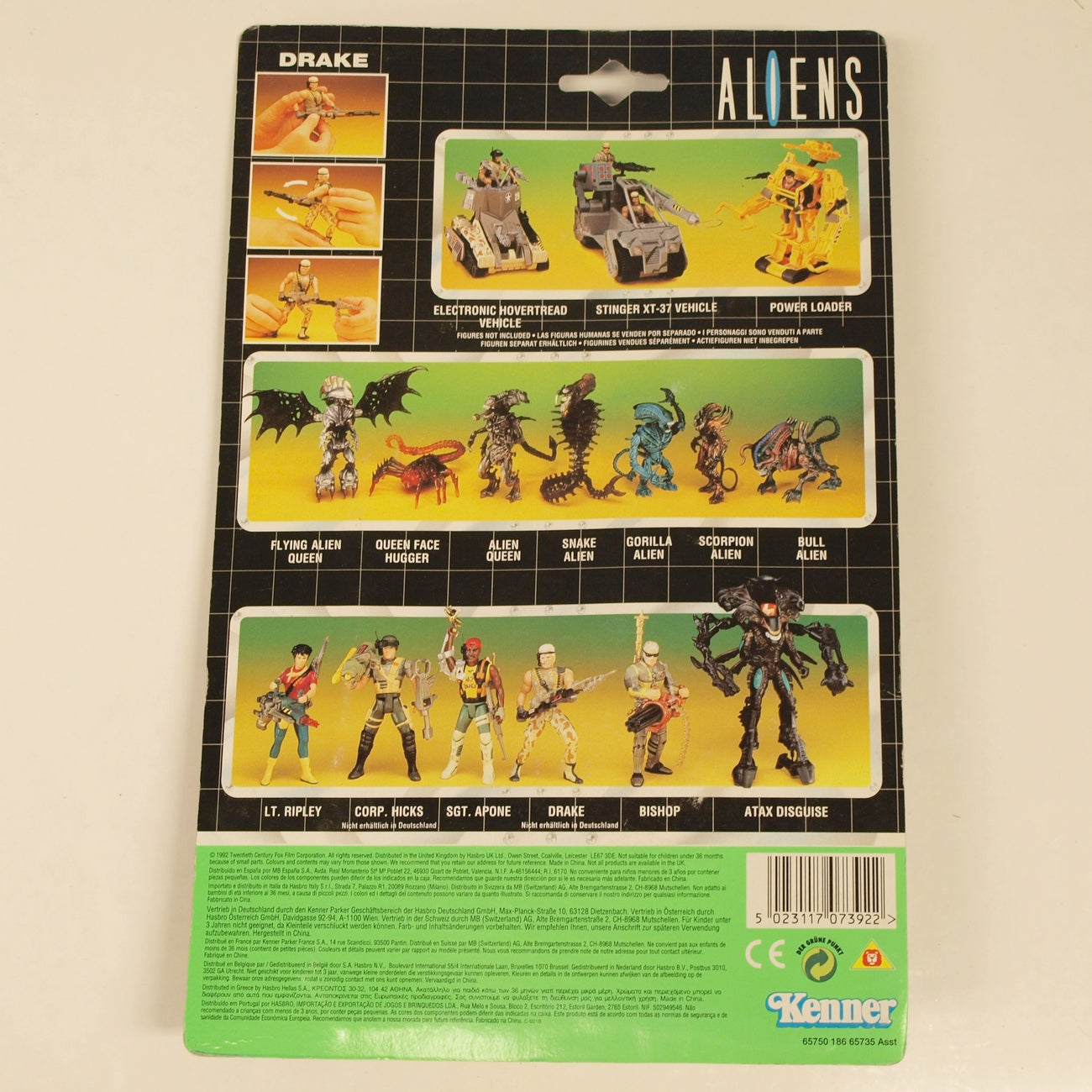 Figurine Aliens Drake Space Marine Kenner 1992 73960 – La Marque Zone