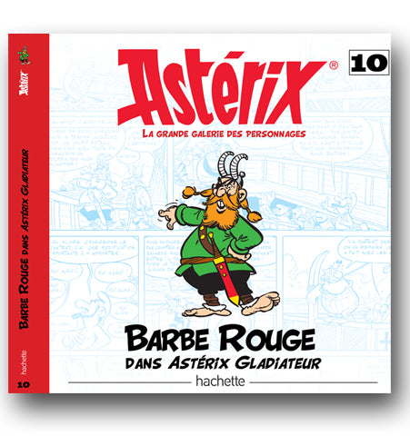 ASTERIX: LA GRANDE GALERIE DES PERSONNAGES #10: BARBE ROUGE - statuette résine