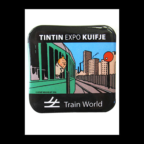 Badge expo Tintin Train World 2016 Moulinsart 41050 – La Marque Zone