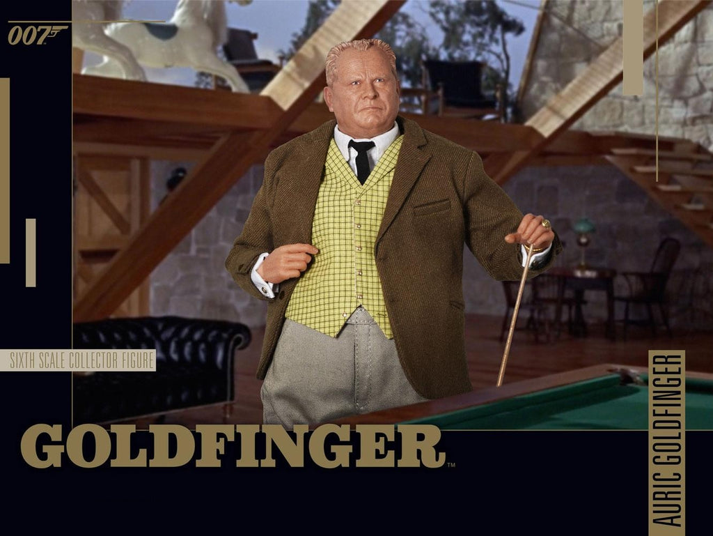 JAMES BOND, GOLDFINGER: AURIC GOLDFINGER - figurine articulée 1/6 30 cm