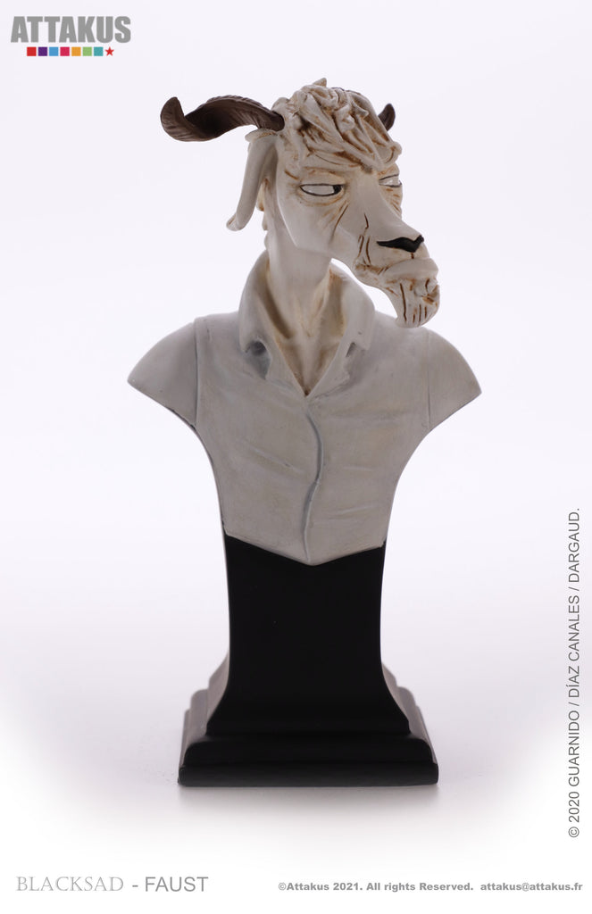 Buste de collection en résine Blacksad Faust Lachapelle Attakus B433