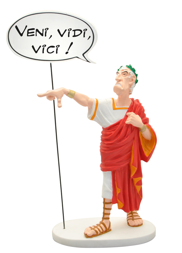 Figurine Astérix: César "Veni, Vidi, Vici !" collection Bulles Collectoys 2019 (00132)