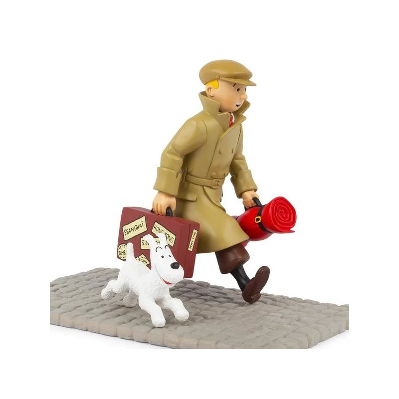 Figurine Tintin & Milou "Ils arrivent" (nouveau socle) Tintinimaginatio 2022 (45994)