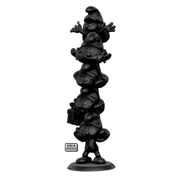 Figurine Colonne des Schtroumpfs Black Edition Collectoys 2024 (000195)