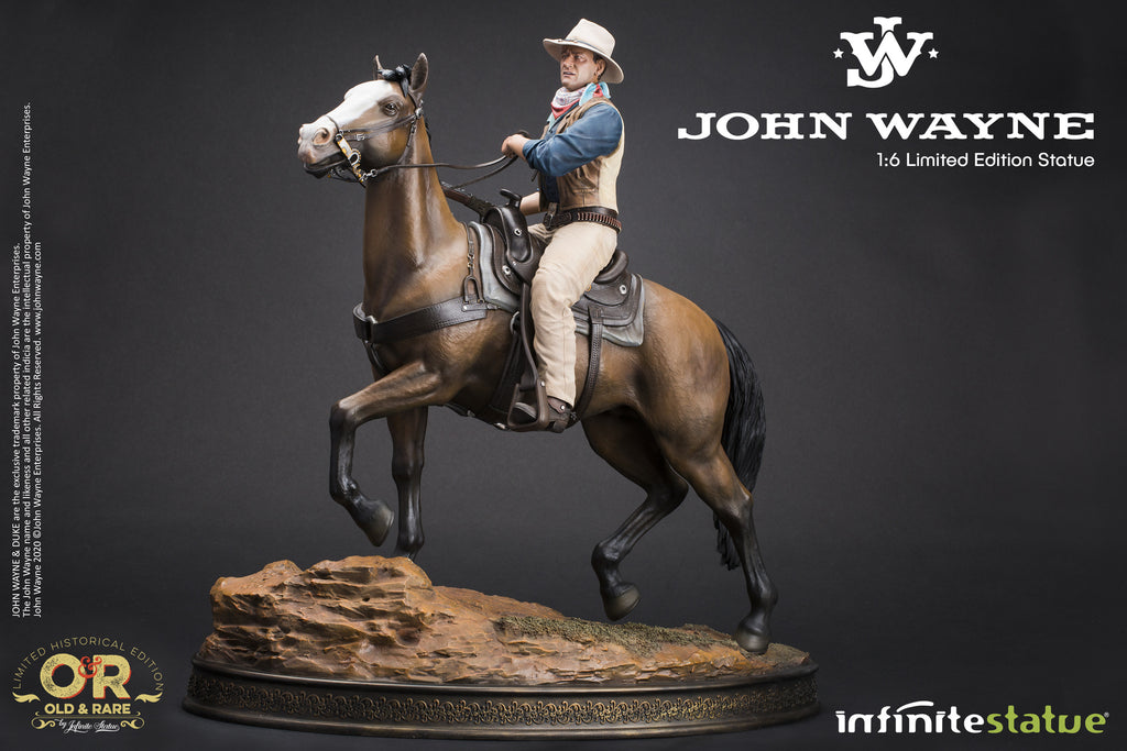 JOHN WAYNE ON HORSE "OLD & RARE"