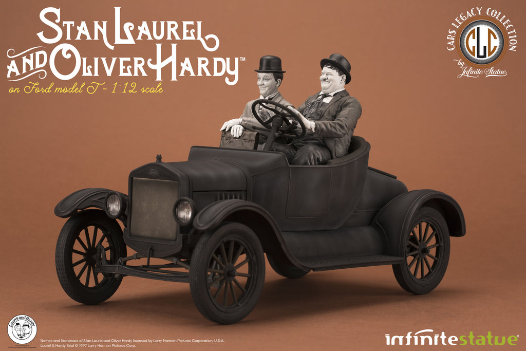 LAUREL & HARDY ON FORD MODEL T "CARS LEGACY COLLECTION"