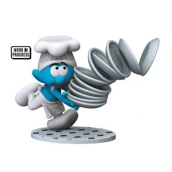 Figurine le Schtroumpf cuisinier Plastoy 2024 (060746)