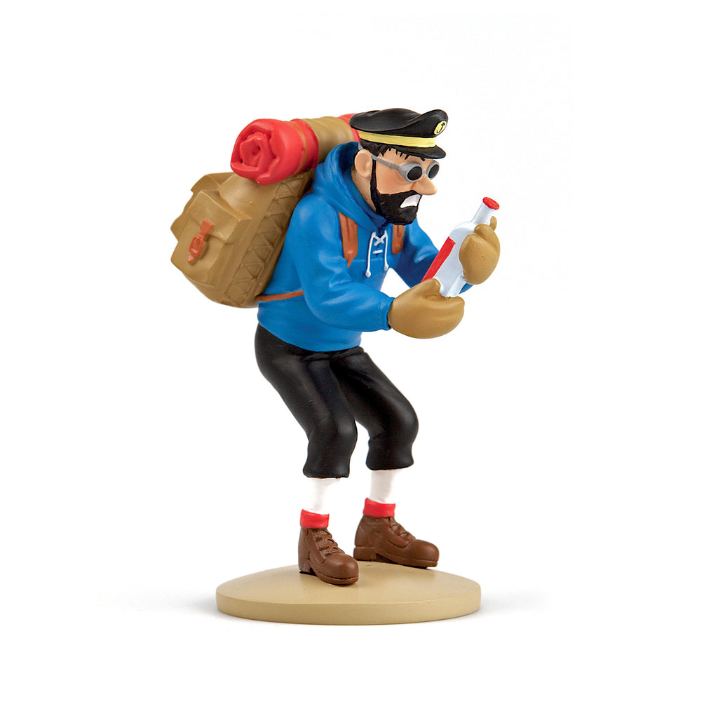 Figurine Tintin: Haddock bouteille vide Tintinimaginatio (42195)