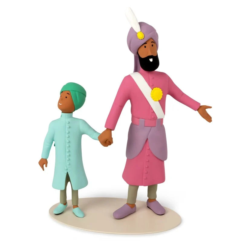 Figurine de collection le Maharadjah et son fils "Le Musée Imaginaire de TINTIN" Tintinimaginatio 46019