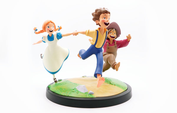 Figurine Tom Sawyer: Tom, Becky & Huck LMZ Collectibles ANIMATED!