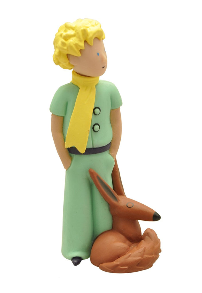 LE PETIT PRINCE: LE PETIT PRINCE et le RENARD - figurine plastique 7.5 cm