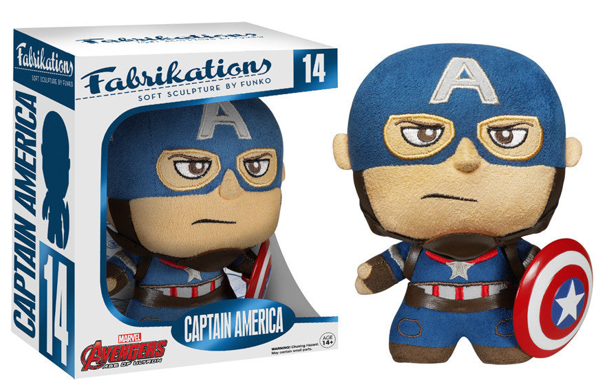 THE AVENGERS, AGE OF ULTRON: CAPTAIN AMERICA "FABRIKATIONS" - peluche 15 cm