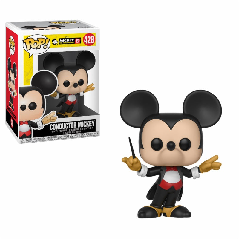 Funko Pop Mickey Mouse Conductor Mickey The True Original 90 Years 428 32186 La Marque Zone