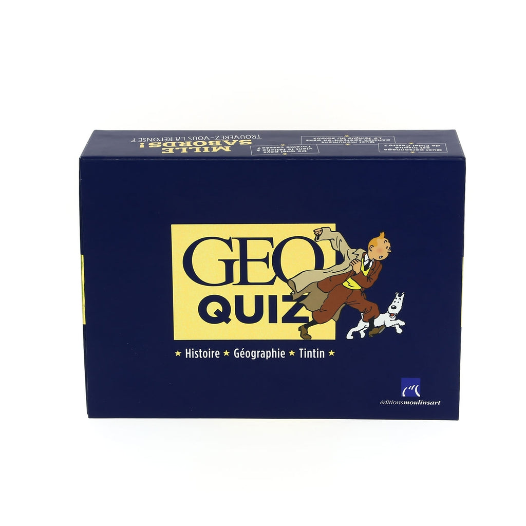 TINTIN: GEO QUIZ - jeu de société