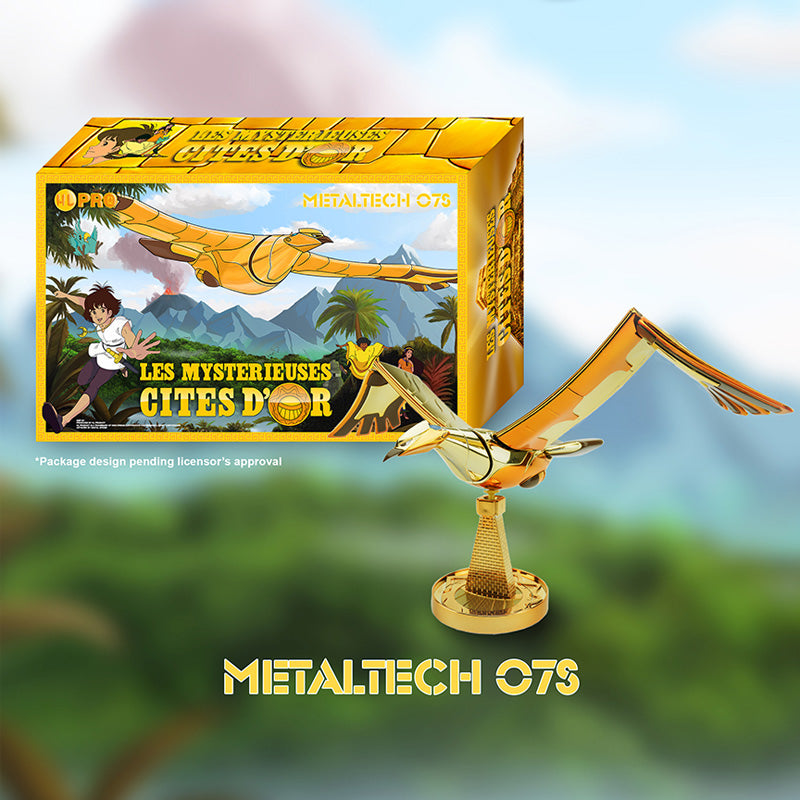 Les Mystérieuses Cités d'Or Le Grand Condor Gold Chrome version Metaltech 07S HL Pro