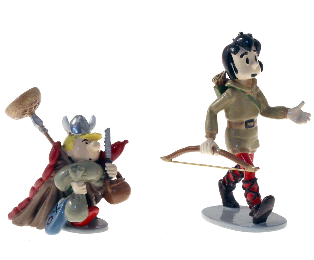 JOHAN & PIRLOUIT: "EN ROUTE !" - figurines métal