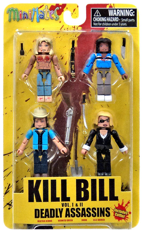 Kill Bill Deadly Assassins Minimates Diamond Select Toys - pack de 4 figurines articulées 5 cm 2015