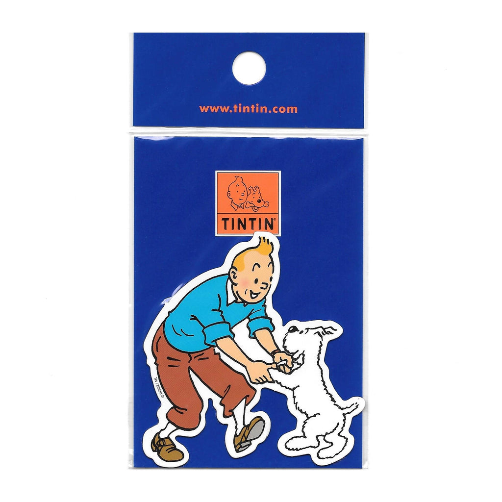 TINTIN: TINTIN & MILOU - magnet 9.5 cm